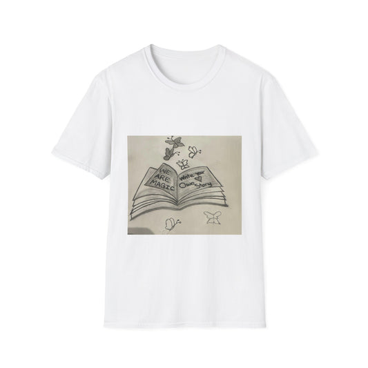 We Are Magic – Write Your Own Journey Tee | Inspirational Graphic Shirt