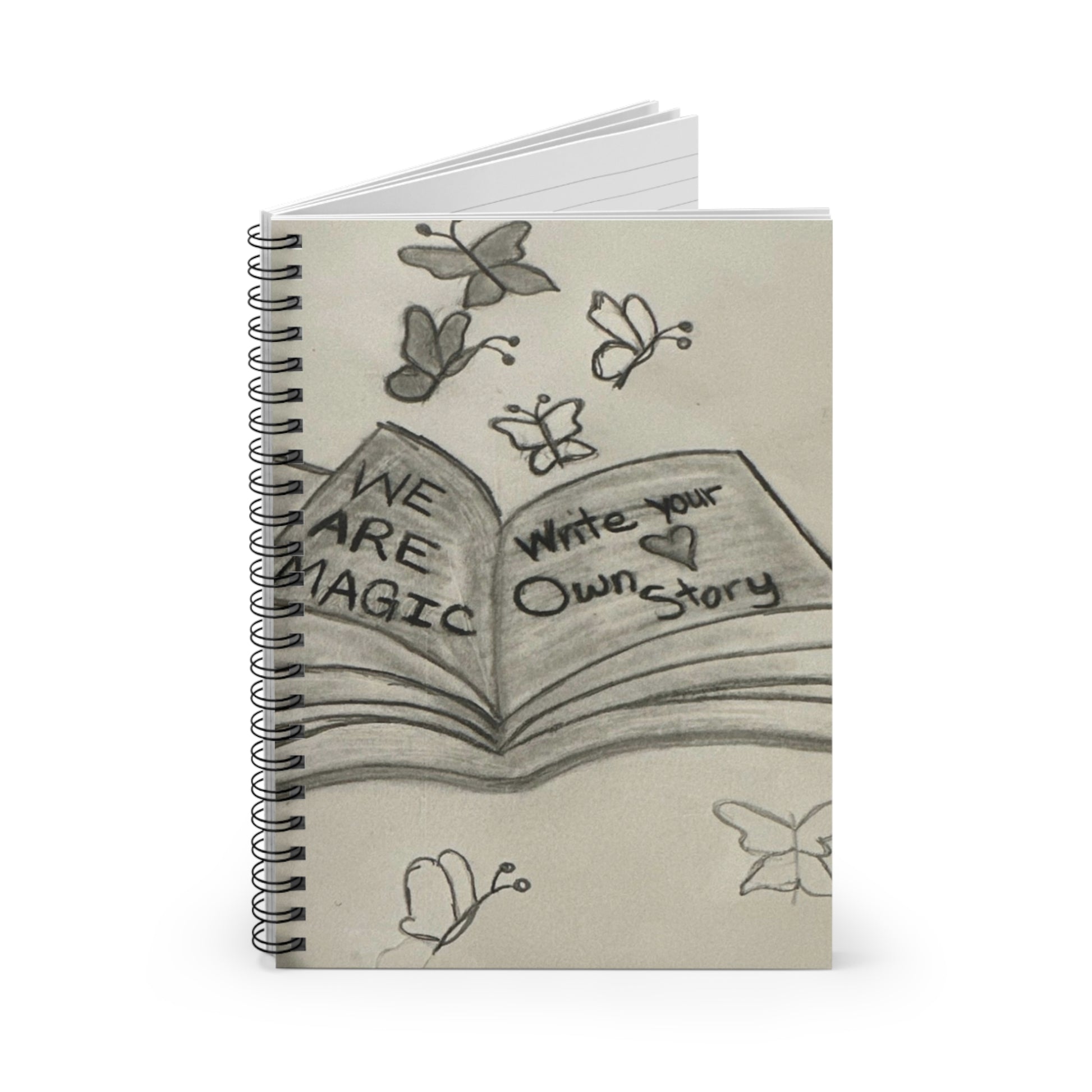 Inspirational Spiral Notebook - 'Write Your Own Story' Design