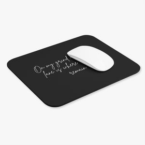 On My Grind and in My Lane Mouse Pad – Motivational Office Decor