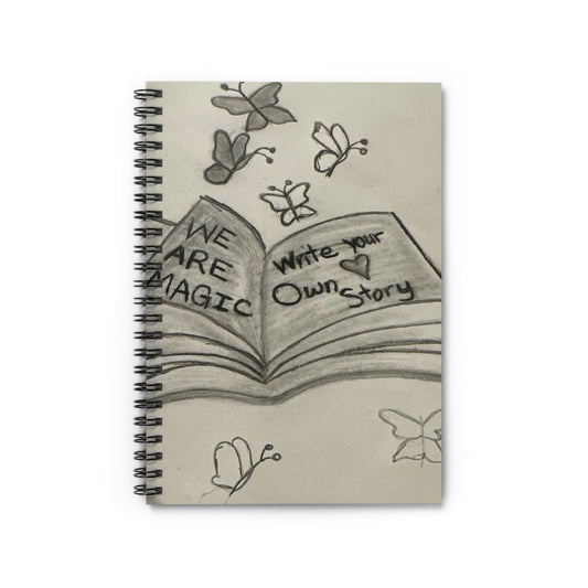 Inspirational Spiral Notebook - 'Write Your Own Story' Design