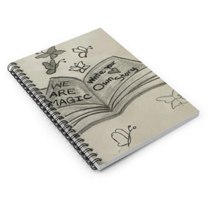 Inspirational Spiral Notebook - 'Write Your Own Story' Design