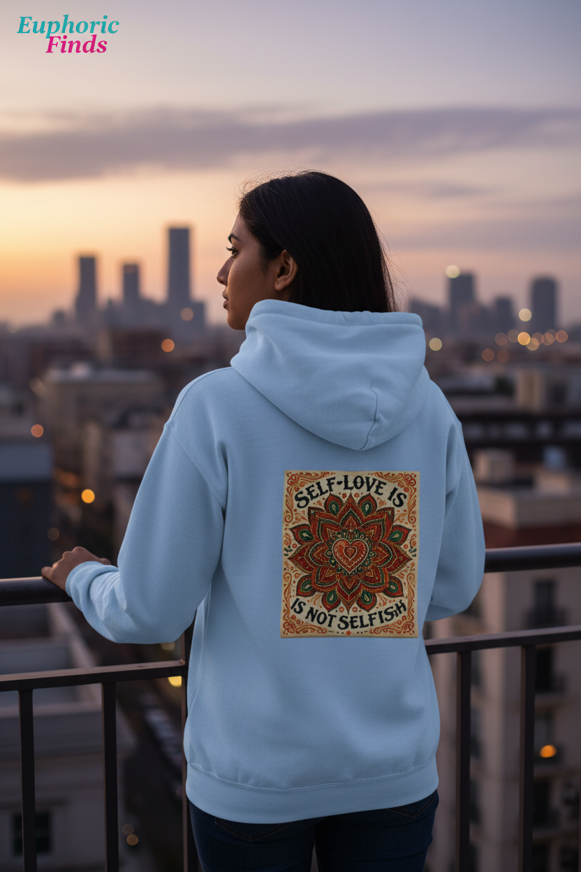 I Am Worthy Hoodie – Empowerment Hoodie for Women & Men Self-Love & Confidence Streetwear