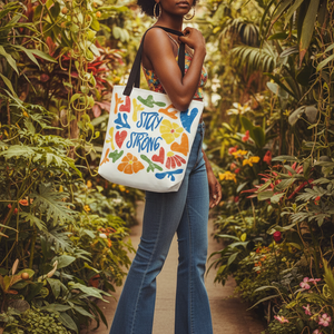 Stay Strong Inspirational Tote Canvas bag
