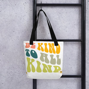 Be Kind to All Canvas Tote Bag- Stylish, Eco-Friendly Everyday Carry