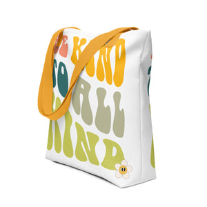 Be Kind to All Canvas Tote Bag- Stylish, Eco-Friendly Everyday Carry