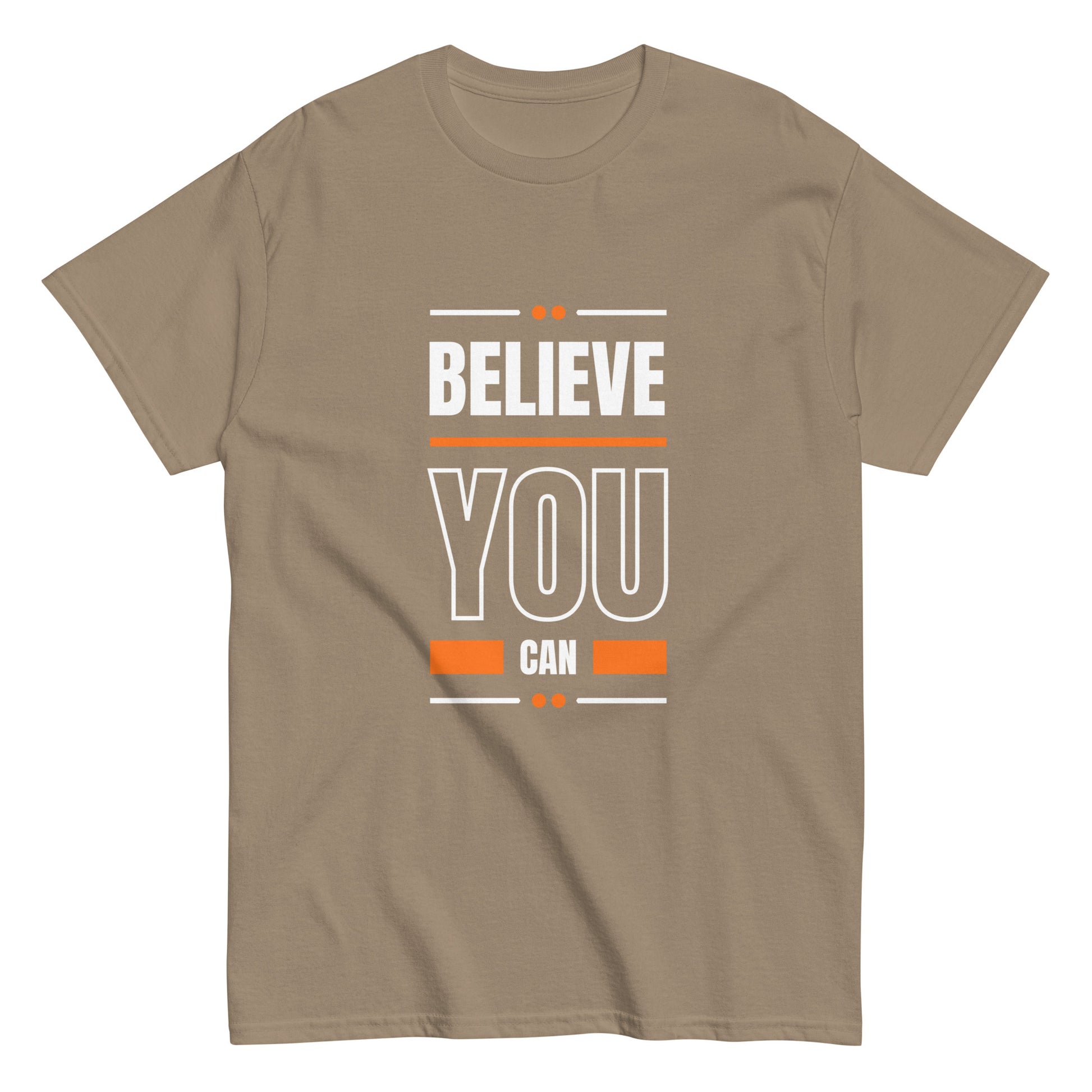 Believe You Can Motivational Unisex T-Shirt- Positive Affirmation Tee