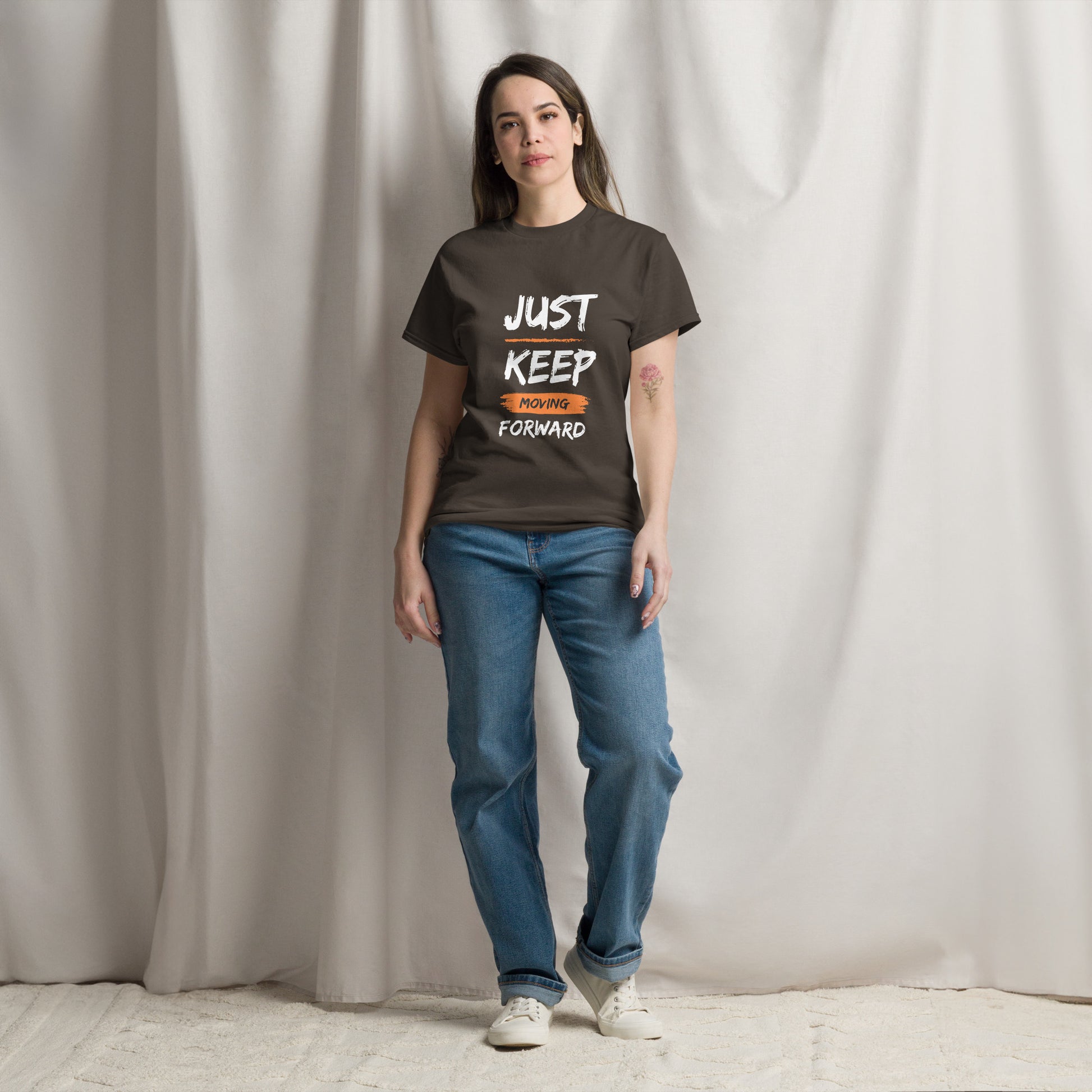 Just Keep Moving Forward Unisex Tee