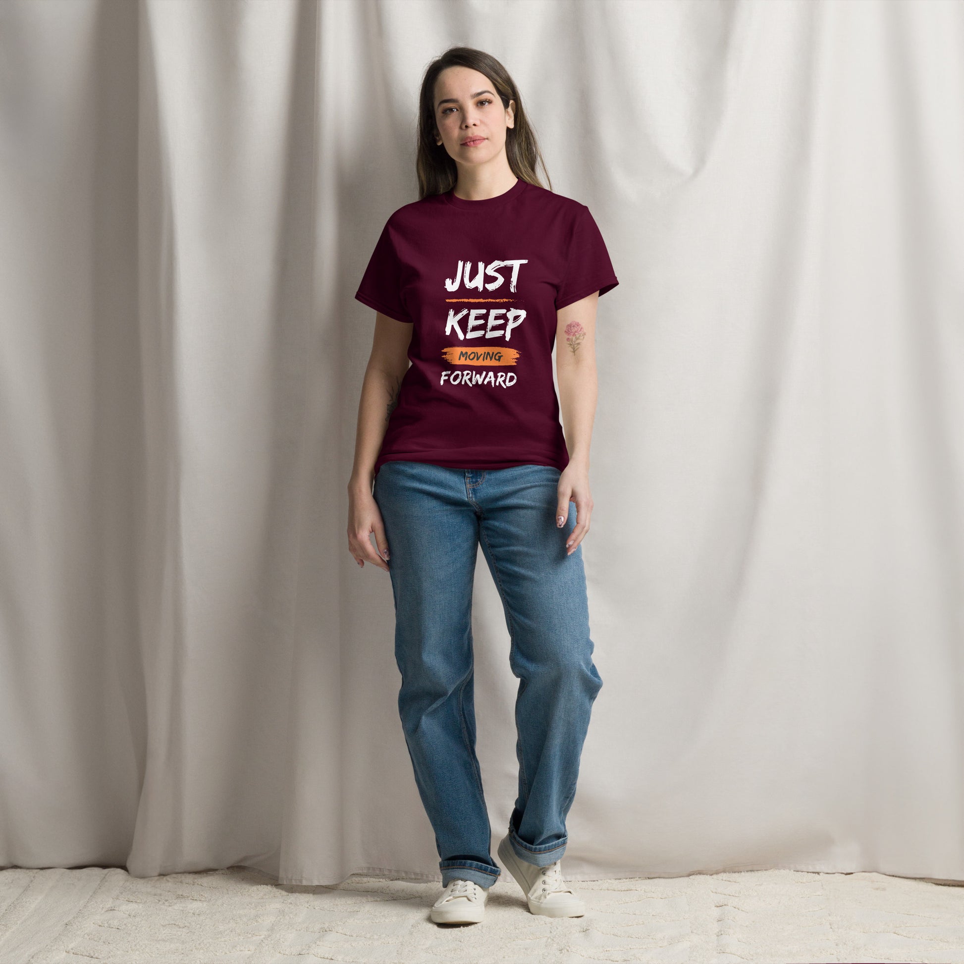 Just Keep Moving Forward Unisex Tee