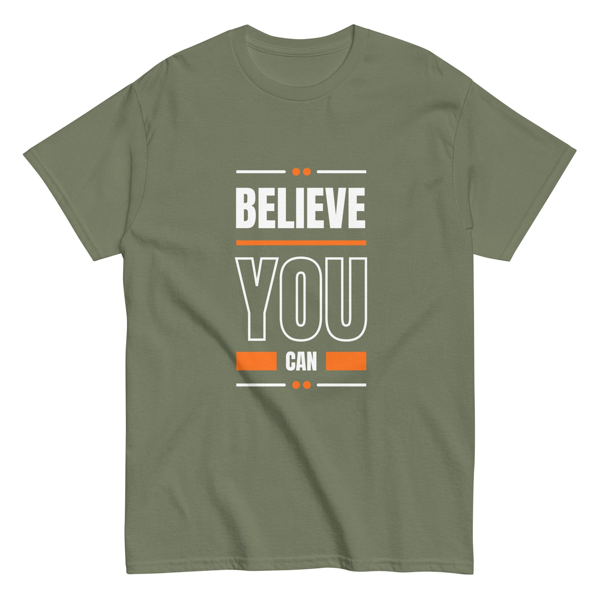 Believe You Can Motivational Unisex T-Shirt- Positive Affirmation Tee