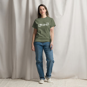 BELIEVE Unisex T-Shirt - Positive Affirmation Tee