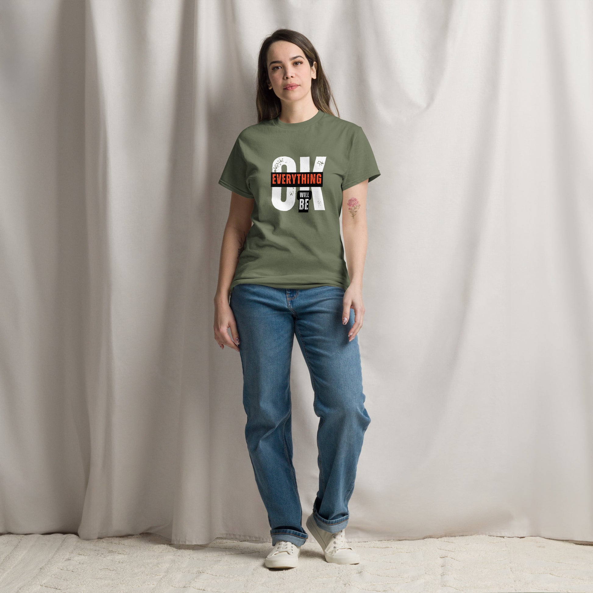 Everything Will Be Ok- A Motivational Tee for Tough Days