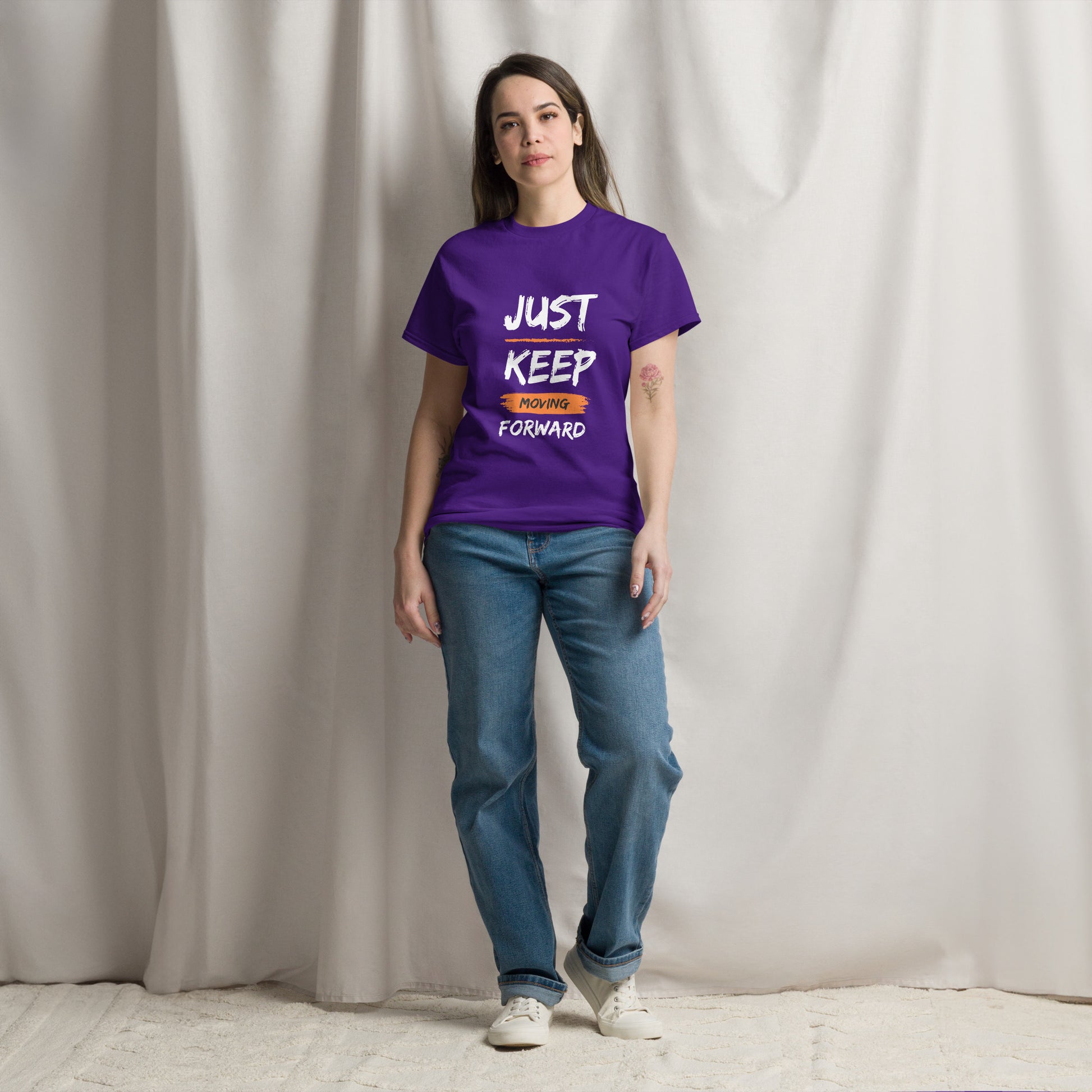 Just Keep Moving Forward Unisex Tee