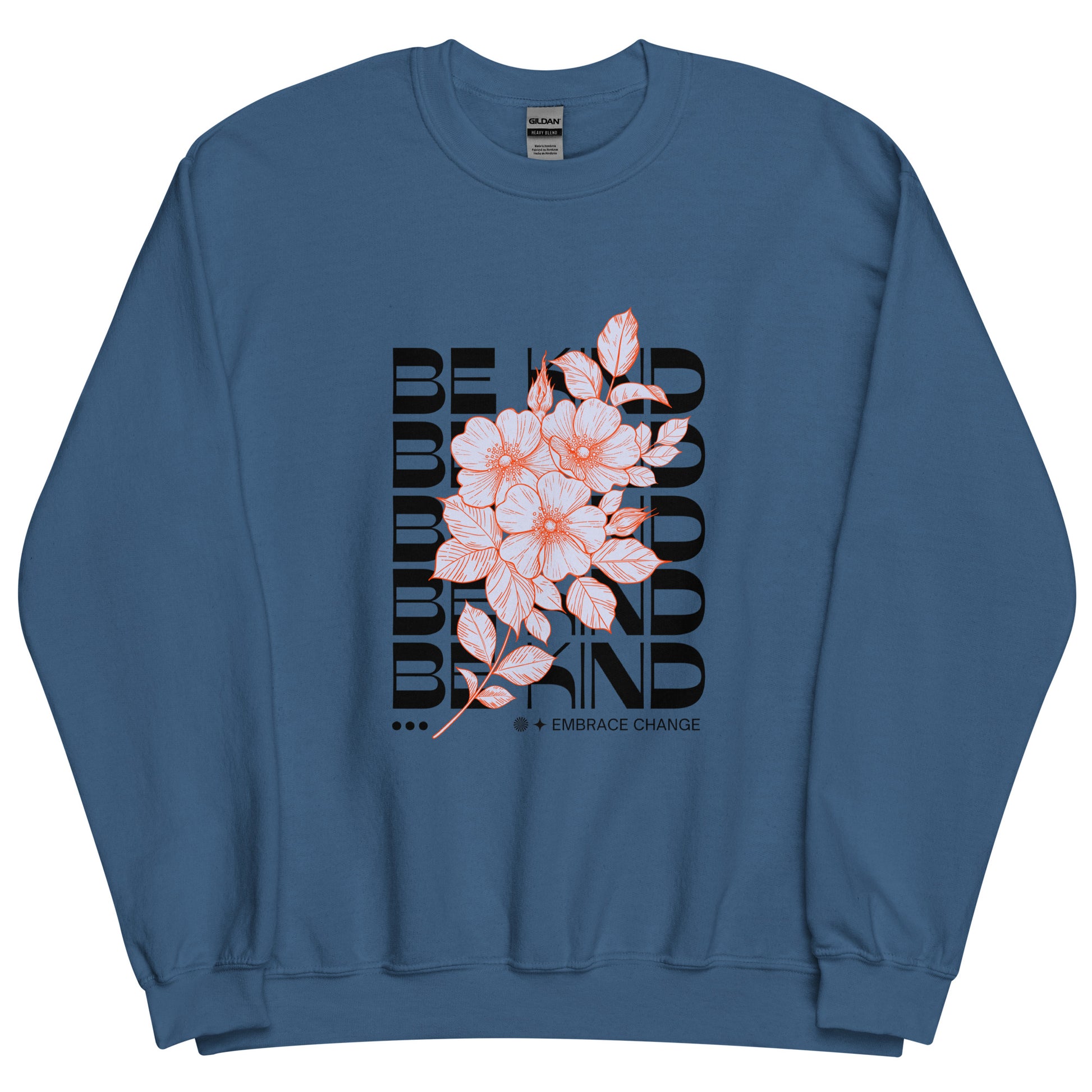 Be Kind Unisex Sweatshirt - Cozy Inspirational Pullover for Everyday Positivity