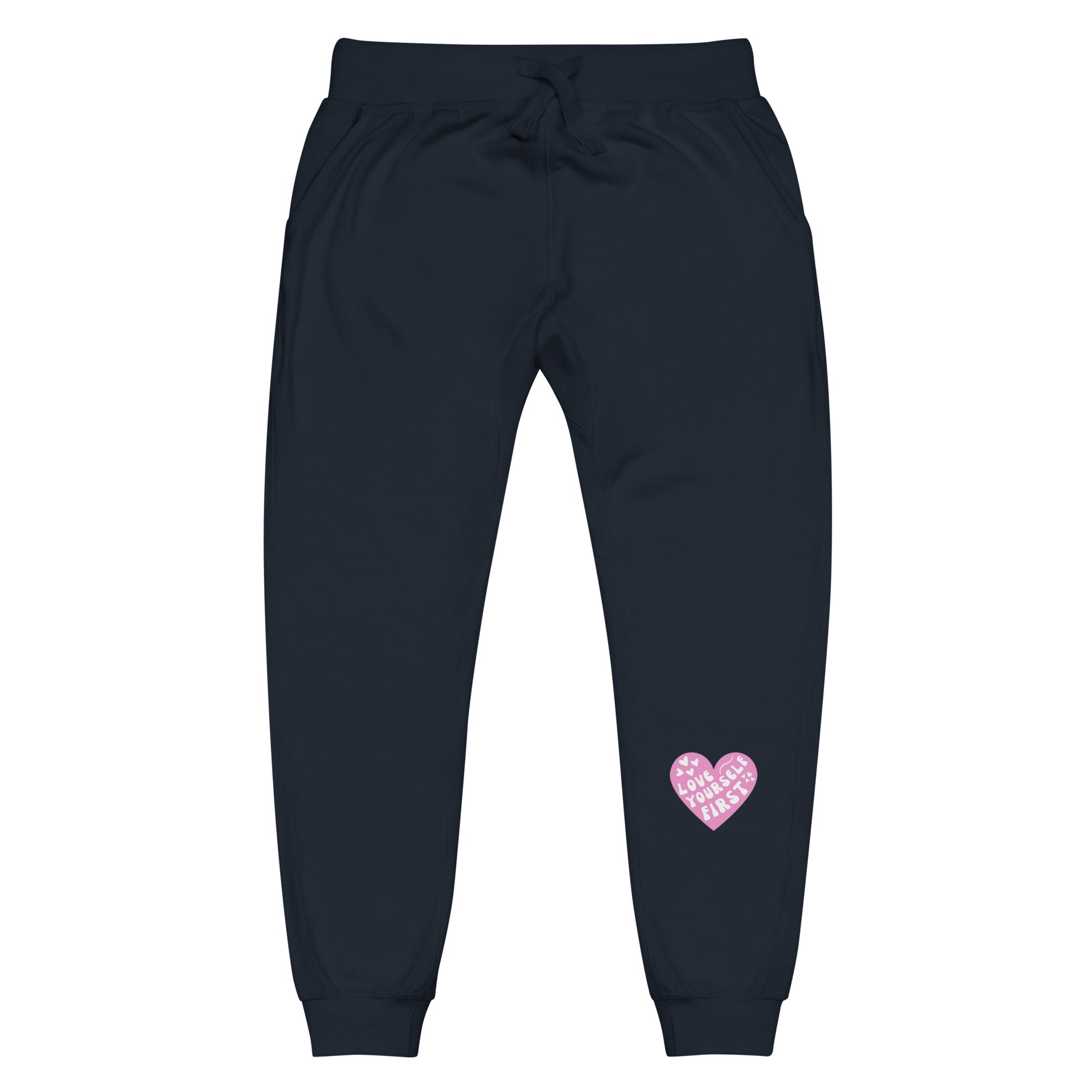 Love Yourself First Motivational Heart Joggers