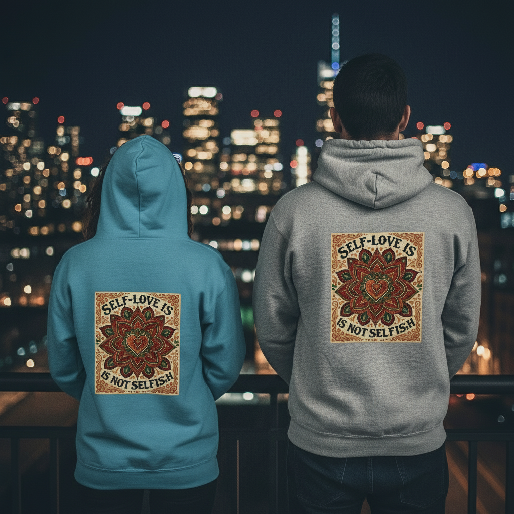 I Am Worthy Hoodie – Empowerment Sweatshirt for Women & Men Self-Love & Confidence Streetwear