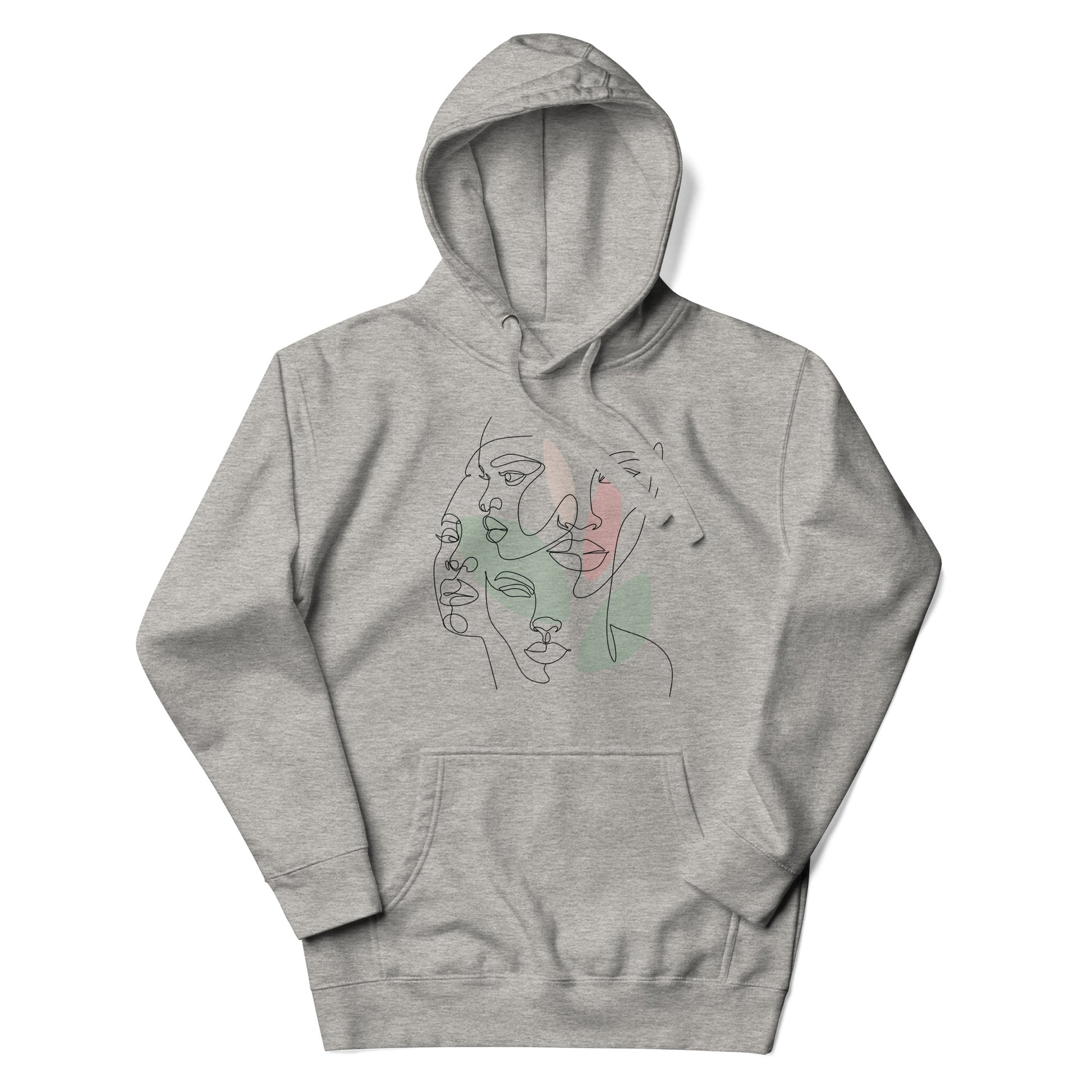 Minimalist Line Art Hoodie