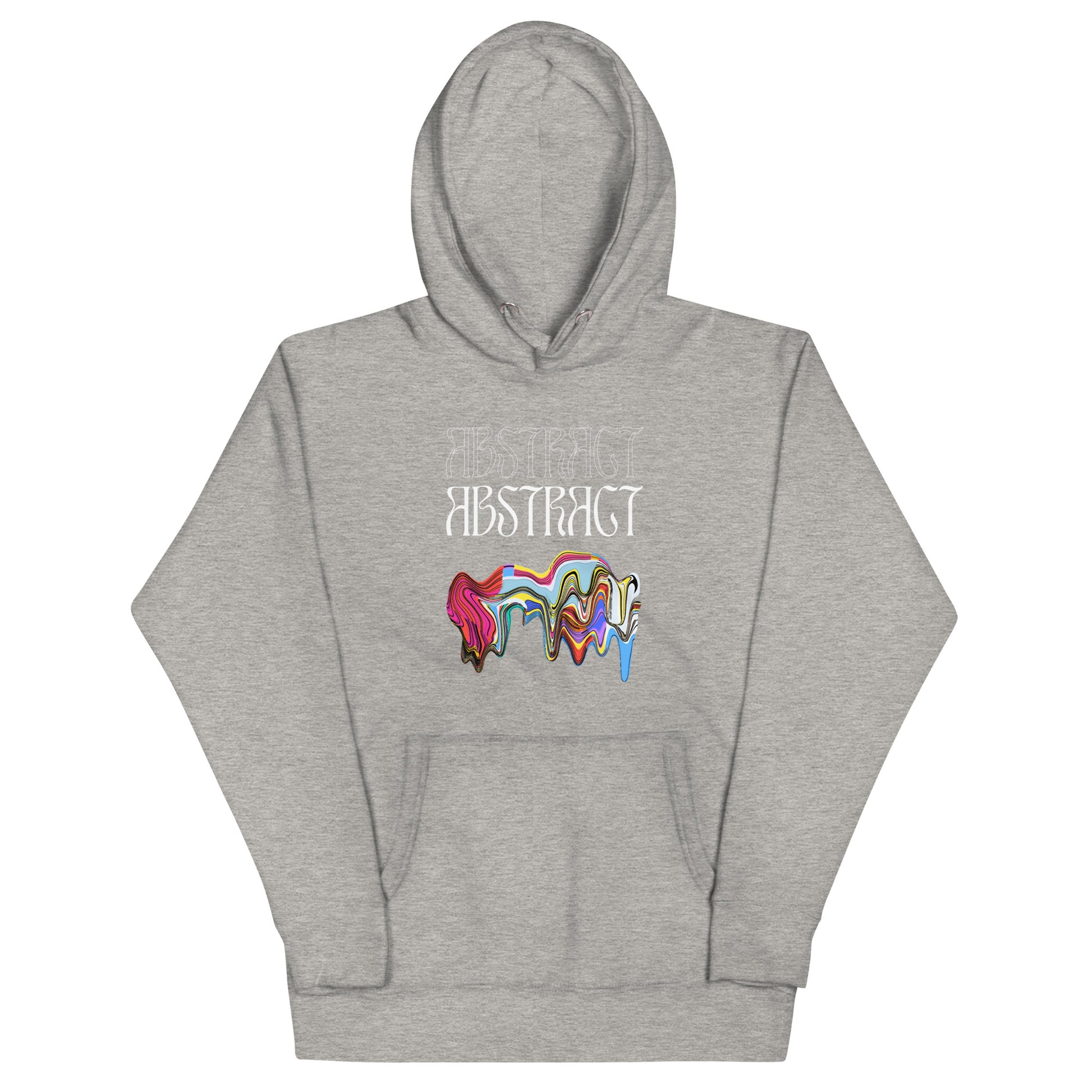 Abstract Unisex Hoodie- Colorful Art-Inspired Streetwear