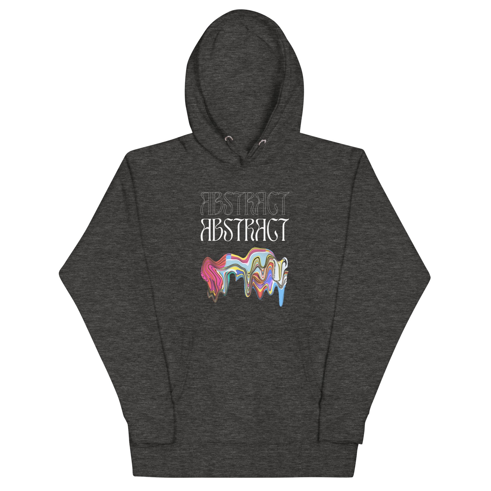 Abstract Unisex Hoodie- Colorful Art-Inspired Streetwear