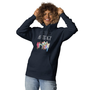 Abstract Unisex Hoodie- Colorful Art-Inspired Streetwear