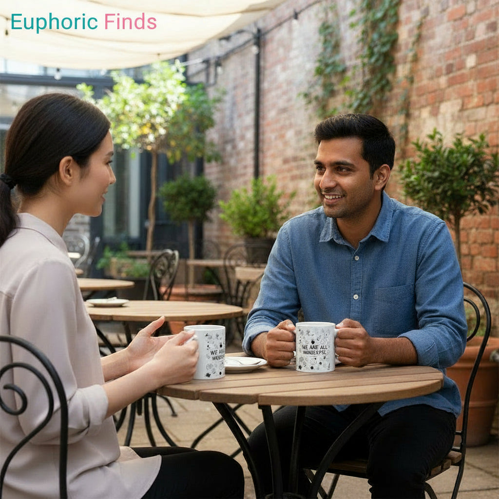 Wonderful White glossy mug